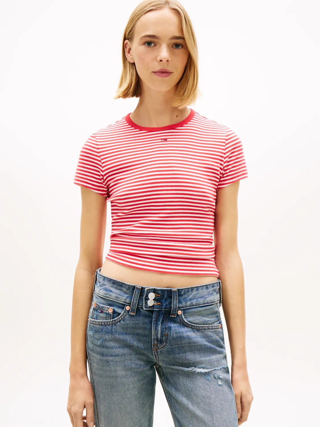 TJW SIM ESSENTIA RIB SS EXT femae - L - FashionsVida