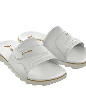 Rw Plus Slides Beige / White UK 9 Men - Rider - FashionsVida