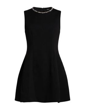 Minivestido Mujer Negro 38 Mujer