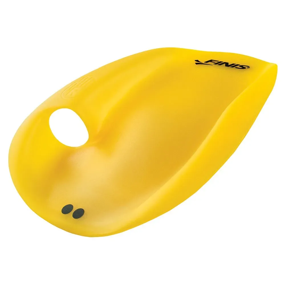 Agility Floating Swimming Paddles Yellow M unisex - Finis - FashionsVida