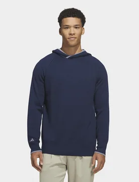 Mens Felpa Con Cappuccio Ultimate365 Tour Twistknit - Blu, blu blu Uomo taglia M - Adidas - FashionsVida