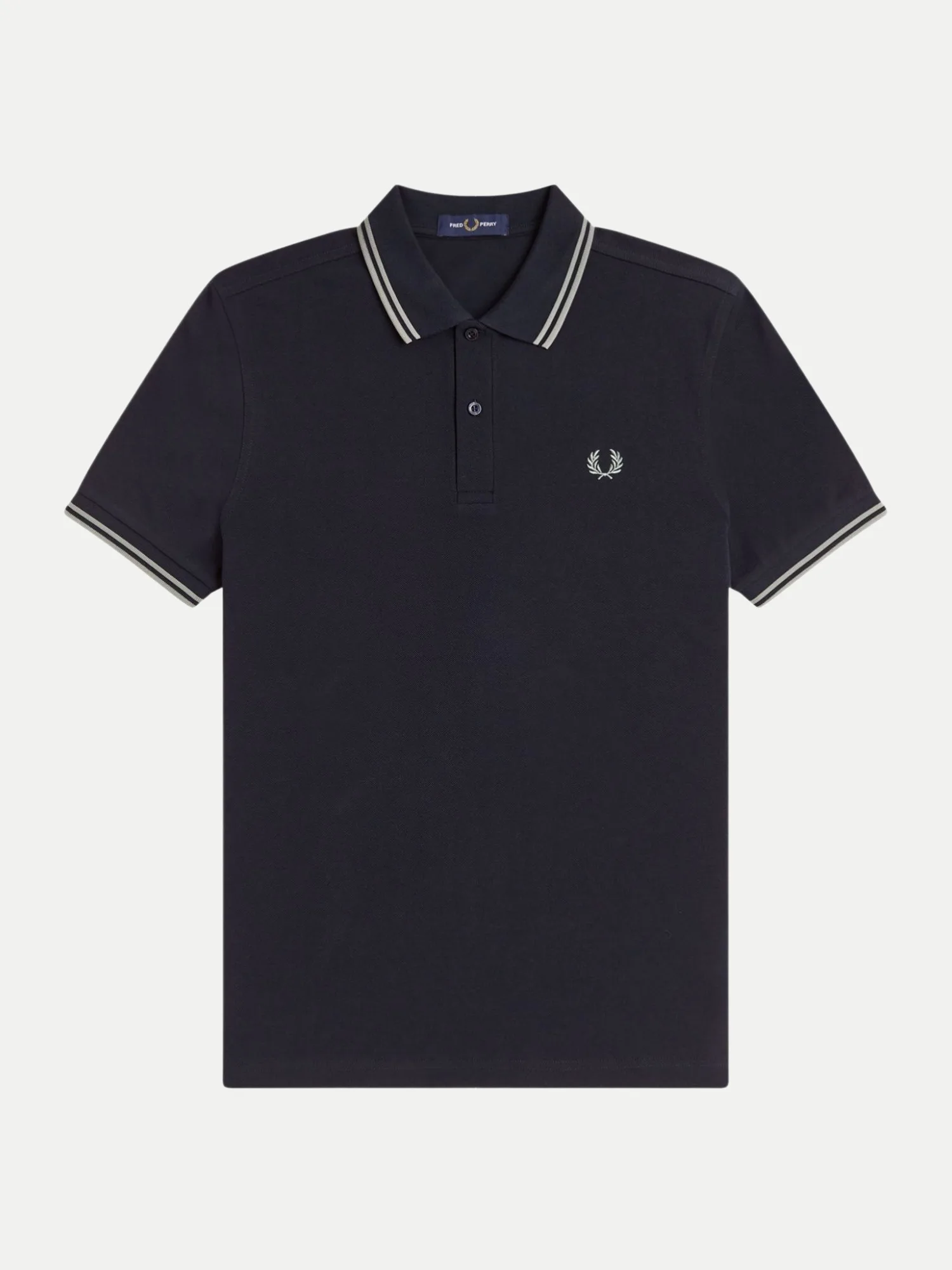 Poloshirt mit Doppelstreifen Schwarz M - Fred perry - FashionsVida