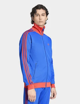 Mens Track Top Beckenbauer - Blu, blu blu Uomo taglia L - Adidas - FashionsVida