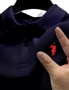 New Men's High-Quality Embroidered Logo Short-Sleeved Polo Shirt, Summer Fashion, Casual, Comfortable, Breathable T-Shirt Top - Aliexpress - FashionsVida