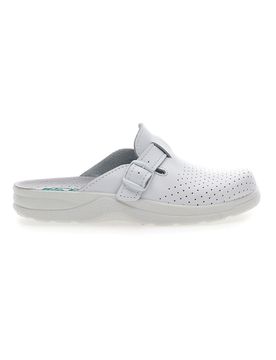 Ciabatte Bianche in Vera Pelle 629 45