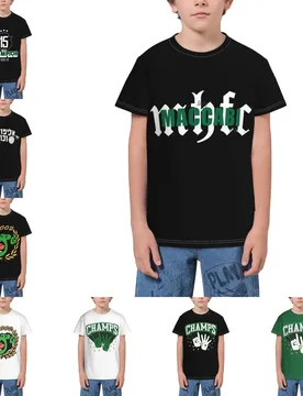 Maccabi MHFC Haifa T Shirt - Short Sleeve Crew Neck Soft Fitted Tee Shirts for Teen Girl & Boy - Aliexpress - FashionsVida