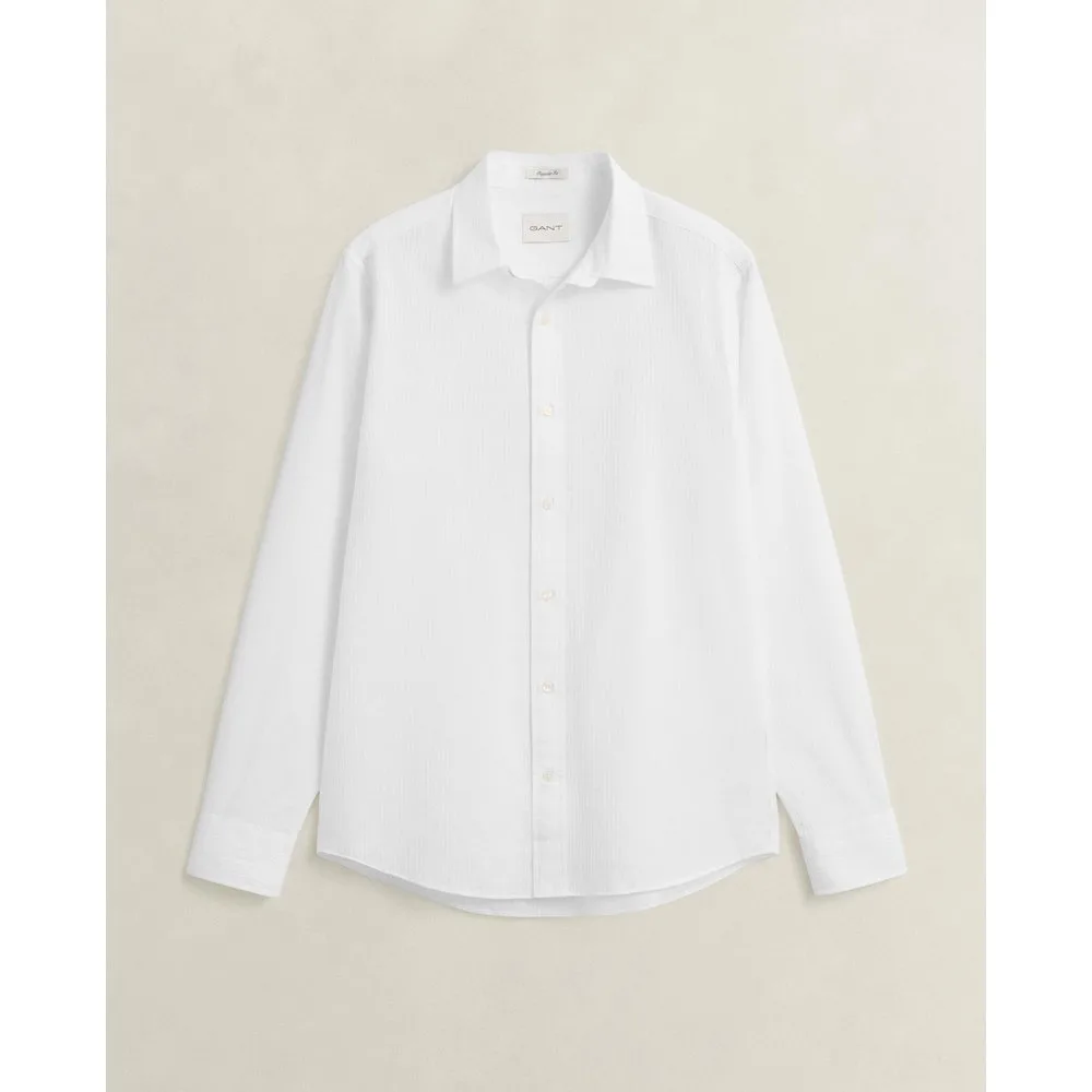 Camisa de hombre regular de manga larga - Gant - FashionsVida