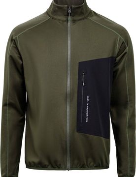 Technisches Fleece – Herren – Tecno Grid Fleece T-Neck Tecno Grid Fleece T-Neck Forest Green für Herren Größe S