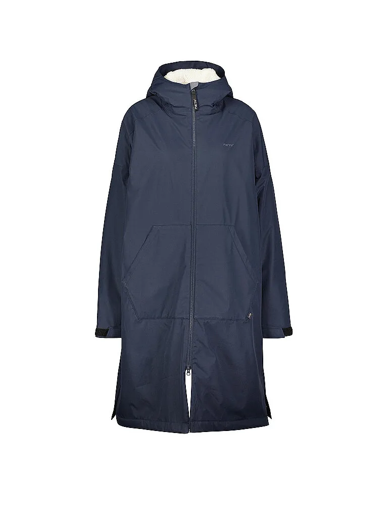 Cappotto invernale da donna Aalborg Loos Packable con cappuccio blu M/L - Meru - FashionsVida