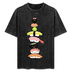 Sushi Stack T-Shirt Big Size Short Sleeve Casual Top