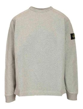 Stone Island Felpa Grigio Melange