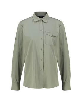 Blusa da trekking da donna Lahan oliva L - Meru - FashionsVida