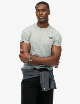 Superdry Herren Essential Logo T-shirt Hellgrau - Größe: Xxl - 29.99 - FashionsVida