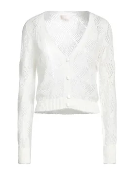 Strickjacke Damen Weiß M Damen - LIU •JO - FashionsVida