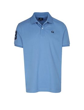 La Martina Polo azul claro XXL