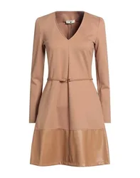 Minivestido Mujer Camel L,S Mujer