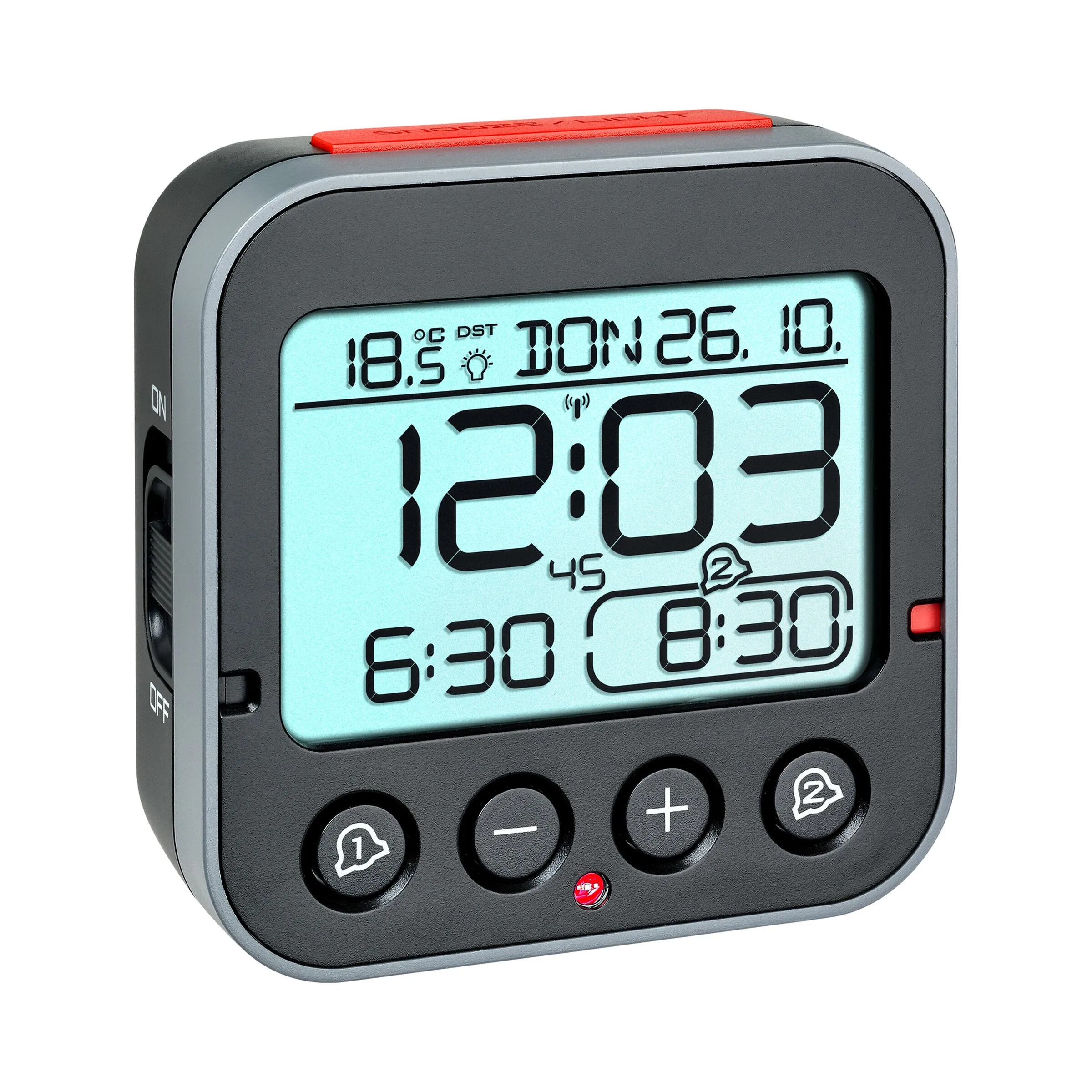 TFA Funkwecker "Bingo 2.0" schwarz - TFA - FashionsVida