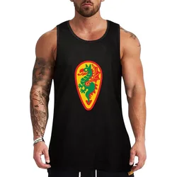 Dragon Masters Shield Emblem - Large Tank Top Undershirt Tank Top Cotton Basic Sleeveless Shirt
