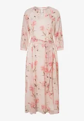 Printed Crinkle Chiffon Dress female