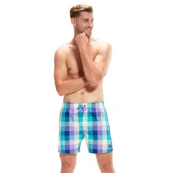 Check Leisure 16´´ Swimming Shorts Ammonite Blue / Spritz / Miami Lilac / Aquarium S Men