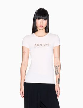 Para mujer. XW001837AF16294U4104 Camiseta Slim Fit (S), Casual, Algodón, Manga corta