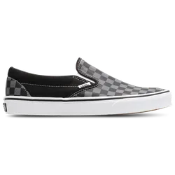 Slip On Men's Sneakers - Black - Size 7.5 - Canvas - Black - Size: 7.5