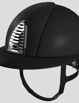 Kep Reithelm Cromo 2.0 textile black, python black, chrome frame - KEP Italia - FashionsVida