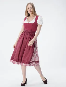 TRENTINI Dirndl rot 38 damen - TRENTINI - FashionsVida