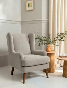 AND STONEHOUSE Sven Armchair Silver Grey - Barker - FashionsVida
