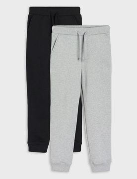Confezione da 2 paia di pantaloni da tuta - grigio medio