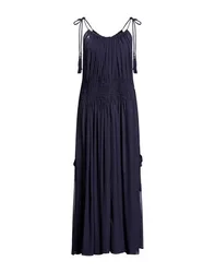 Maxi-Kleid Damen Marineblau M Damen