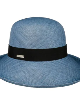 Disuna Panama Hat by - blue - Unisex - Size: One Size - Seeberger - FashionsVida