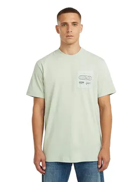 T-shirt à Manches Courtes D28882-e385 Pale Green 2XL