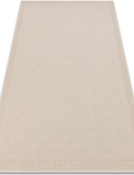 Teppiche Wollteppich Villa 7636/68200 Zigzag Sizal, Flachge 80x150 Cm 80x150 Cm