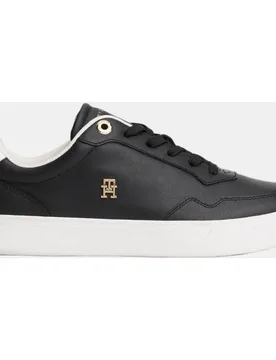 Deportivo casco de piel con logo - Tommy Hilfiger - FashionsVida