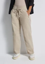 Washed Look Cordhose female Beige