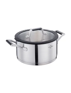 Küchenprofi Casseruola COMO 20cm/3l acciaio inox argento - Kuchenprofi - FashionsVida