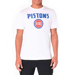 Maglietta A Maniche Corte Nba Regular Detroit Pistons White 2XL