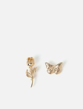 Flor broche fleur et papillon