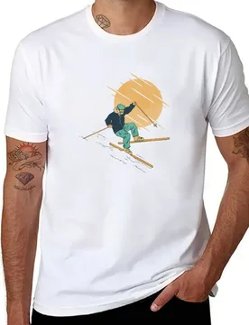 Skiing T-Shirt t shirt for man 100 percent cotton man t shirts graphic T-Shirt - Aliexpress - FashionsVida