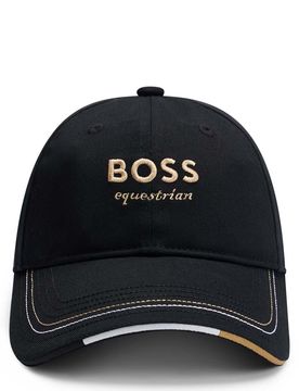 Equestrian Cap BESTICKT black 57