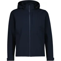 Man jacket zip hood chaqueta softshell hombre Marino (52)