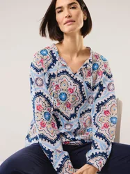Bluse aus Baumwoll-Voile, #normale Größen, Farbe Rosa, 42, extra leicht klimatisierend Damen