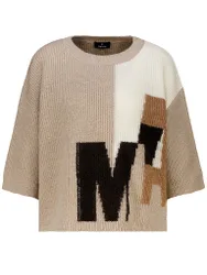 Monari Pull-over marron clair 46