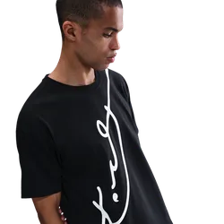 Kobe Men T-Shirts - Black - Size L - Cotton Jersey - Black - Size: Large