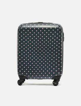 Aras small rigid printed suitcase