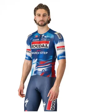 Maillot à Manches Courtes Climber´s A/c Soudal Quick-step 2025 - Castelli - FashionsVida