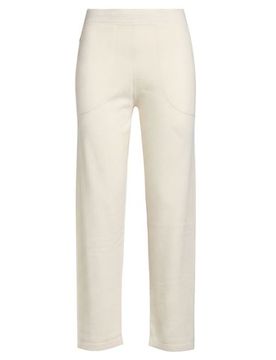 Pantalones Mujer Marfil 38 Mujer