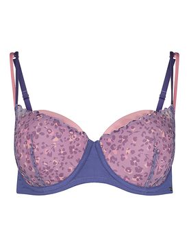 Sujetador con aros y relleno skipperblue paradise azul 80B