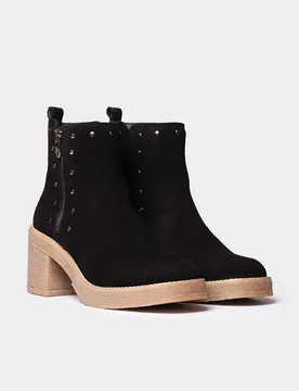 Pons Bottines à Talons Pau-sy Black EU 38